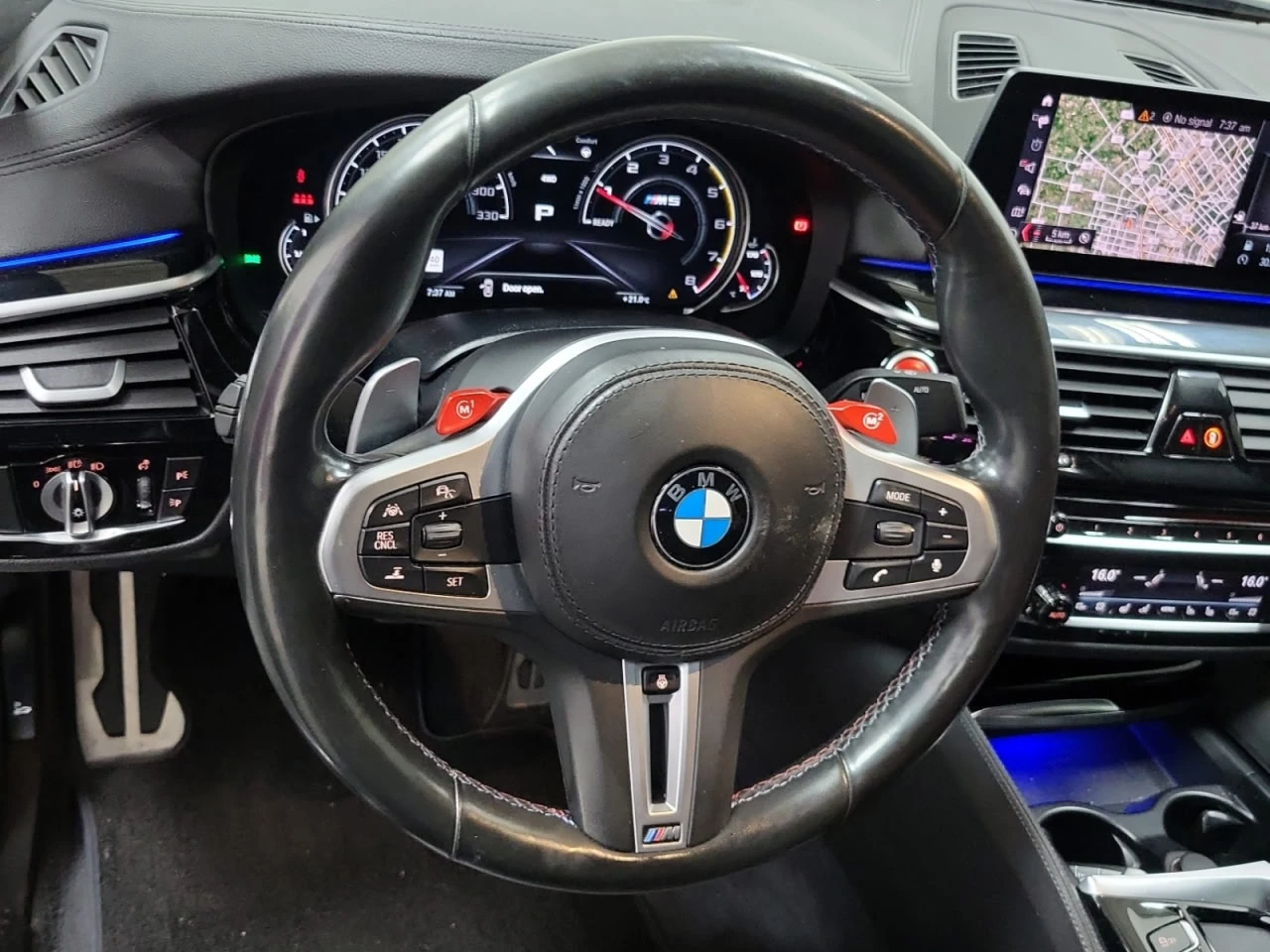 BMW M5 * АВТО КРЕДИТ* ЦЕНА ДО БГ * Сервизна история *  - изображение 9
