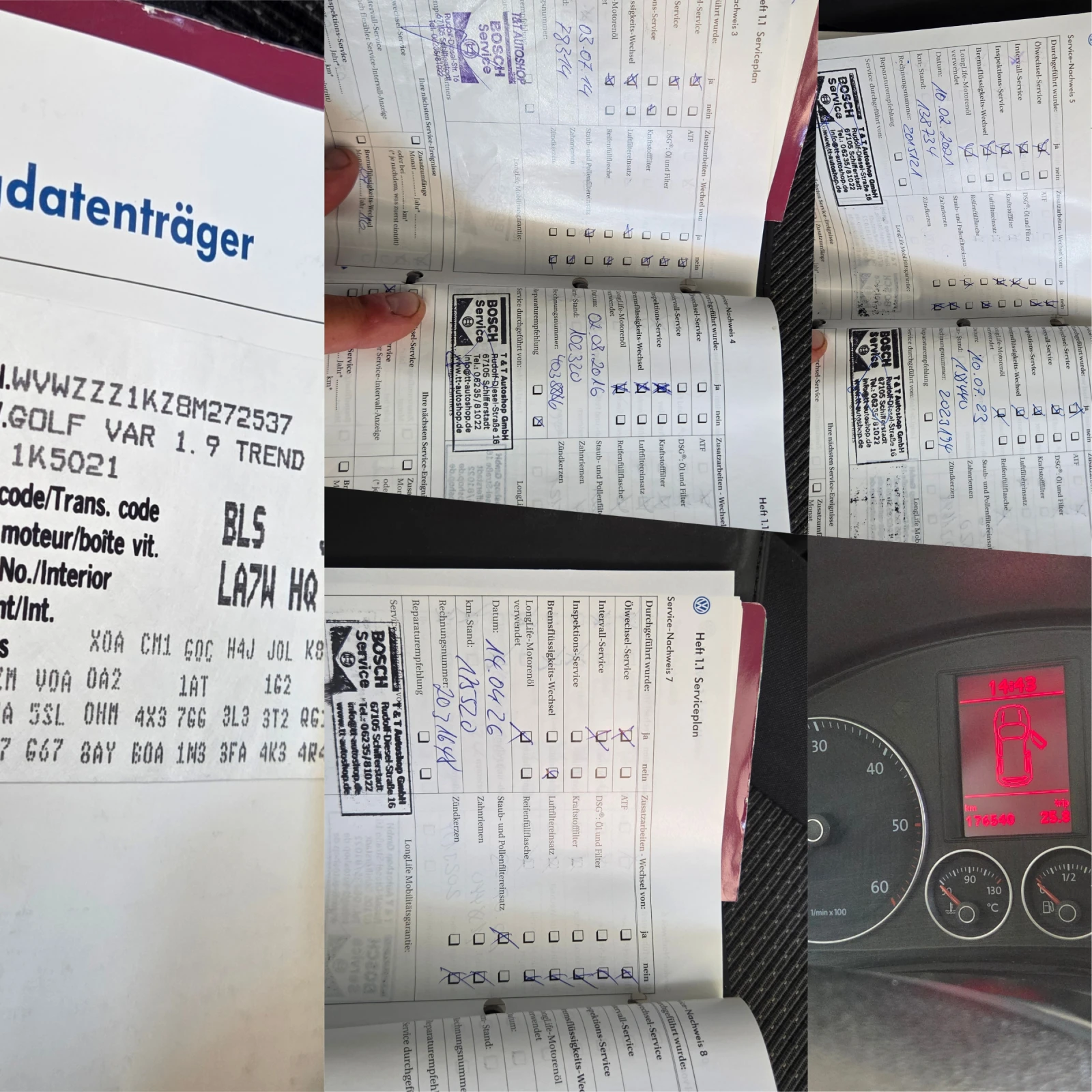 VW Golf 1.9 TDI 105ps 176000KM!!, снимка 13 - Автомобили и джипове - 55486168