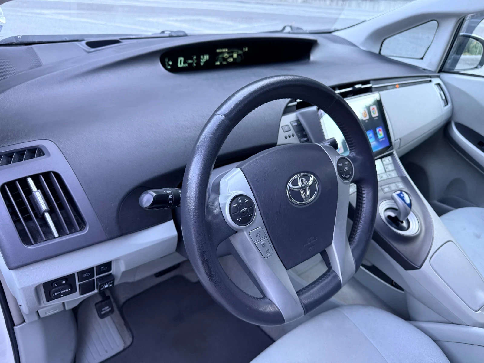 Toyota Prius СОЛАР* HEAD-UP* ГАЗ* AndroidAuto/CarPlay* РЕГИСТРИ, снимка 11 - Автомобили и джипове - 55502977