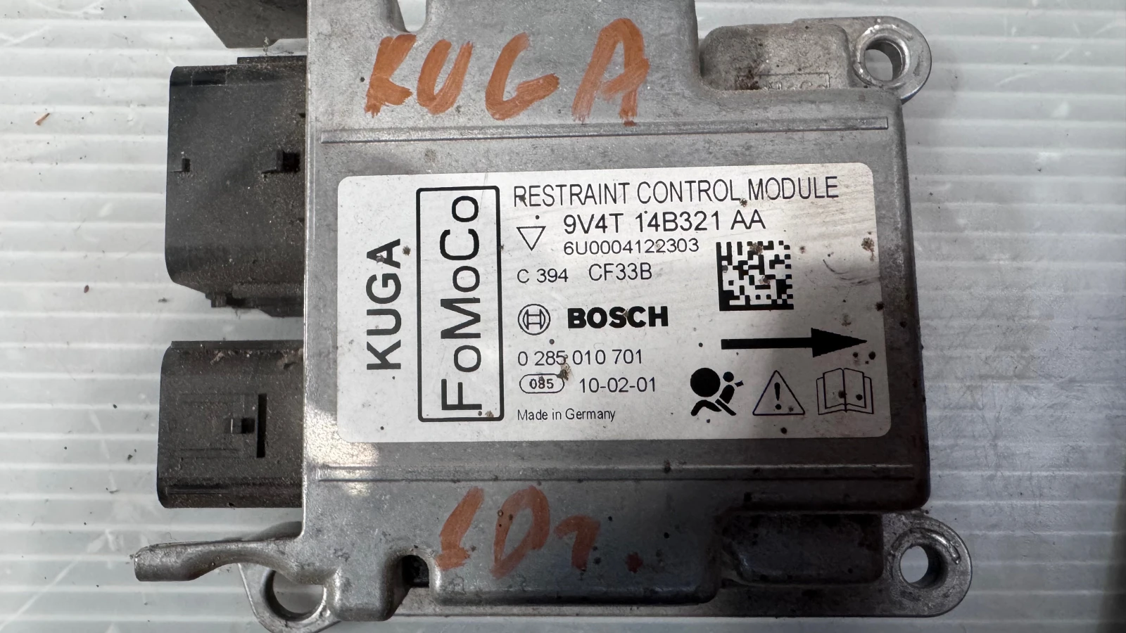 Airbag  /  /  a Ford Kuga - 9V4T14B321AA / 0285010701 | Mobile.bg   2