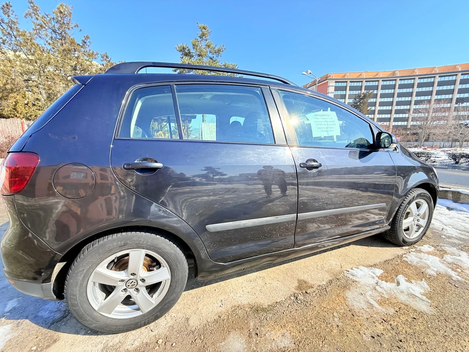 VW Golf Plus 1.6 102 кс. BI FUEL GAZ BLACK FULL EURO 5 - изображение 4