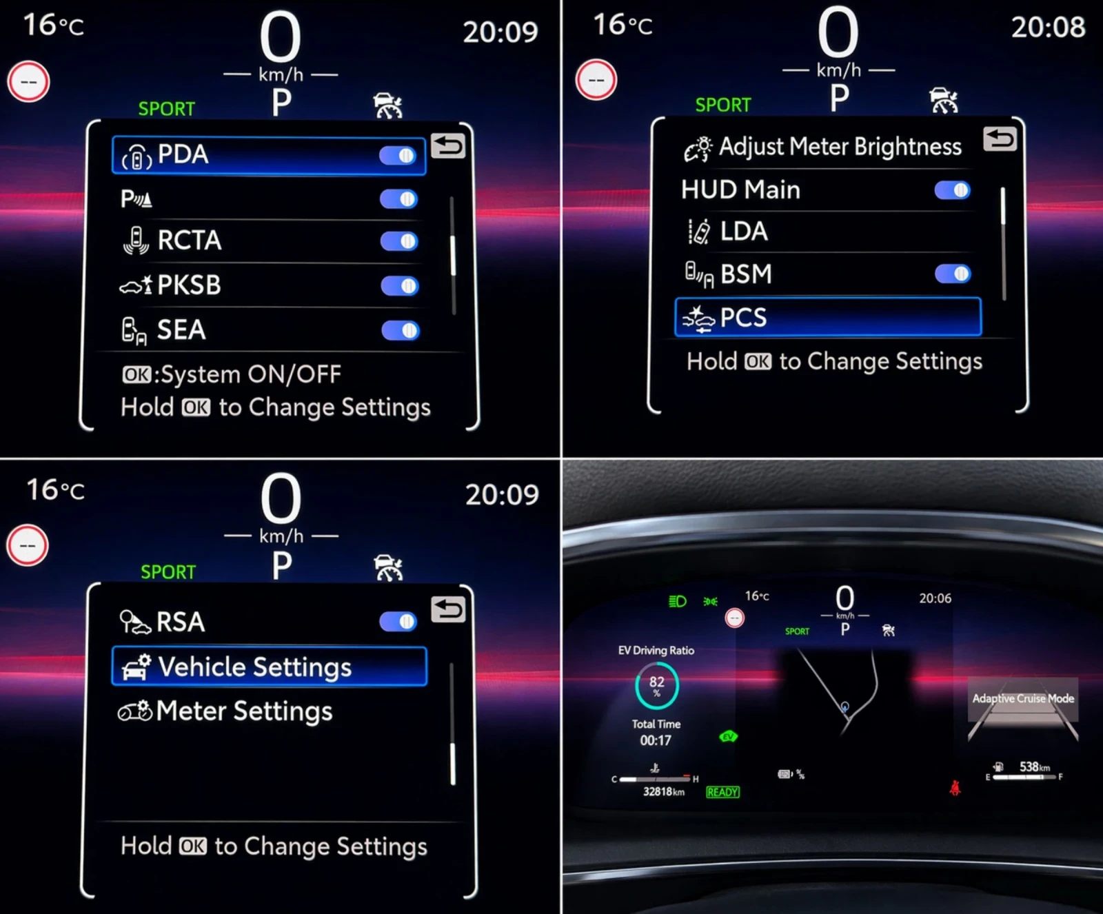 Toyota Corolla  Touring Sports Hybrid PREMIUM Head up, снимка 17 - Автомобили и джипове - 54247671