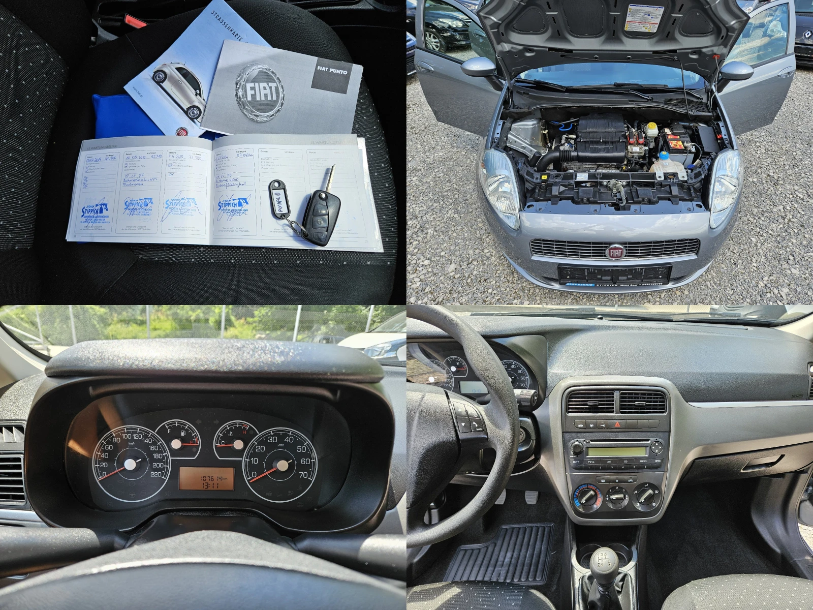 Fiat Punto 1.4 бензин 75кс, снимка 17 - Автомобили и джипове - 54855512