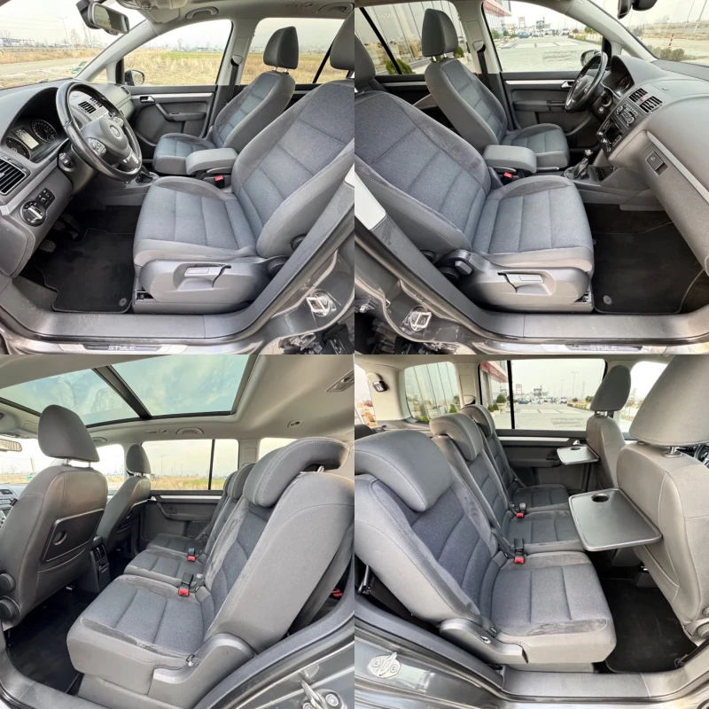 VW Touran 2.0 TDI 6+ 1 / STYLE / NAVI / PANORAMA / PODGREV, снимка 12 - Автомобили и джипове - 48444751