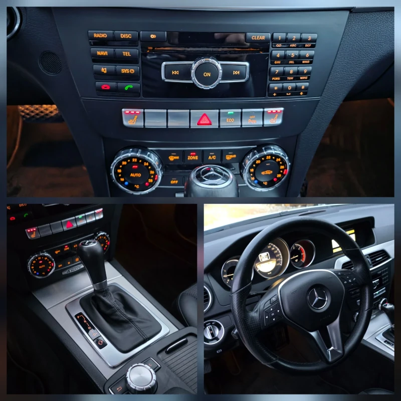 Mercedes-Benz C 250 CDI 204 К.С. 4-MATIC / АВТОМАТ / НАВИ / КОЖА , снимка 11 - Автомобили и джипове - 52481128