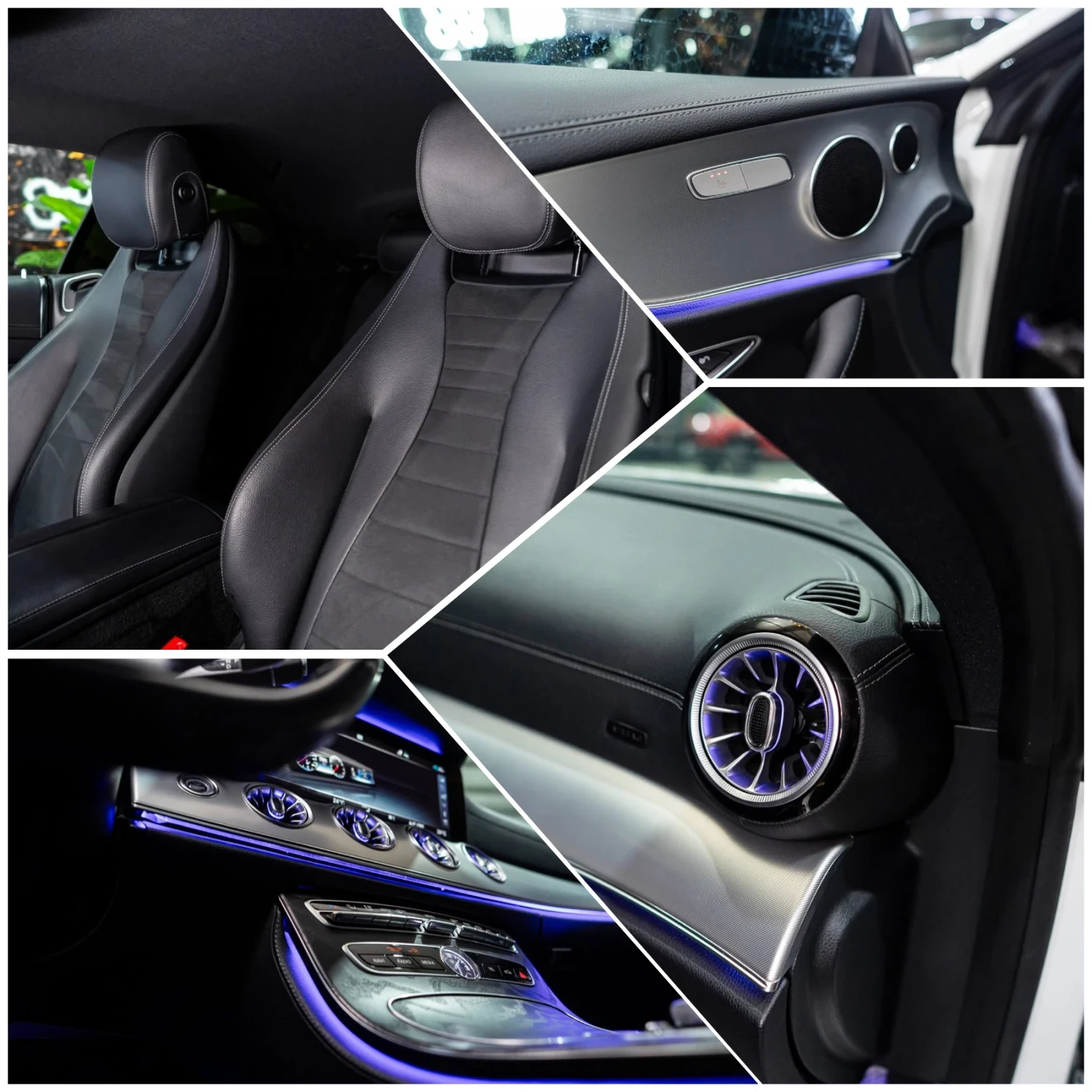 Mercedes-Benz E 220 D COUPE FULL AMG LINE LED NAVI ЛИЗИНГ 100%, снимка 16 - Автомобили и джипове - 54379642