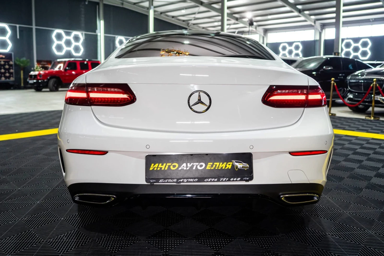 Mercedes-Benz E 220 D COUPE FULL AMG LINE LED NAVI ЛИЗИНГ 100%, снимка 8 - Автомобили и джипове - 54379642