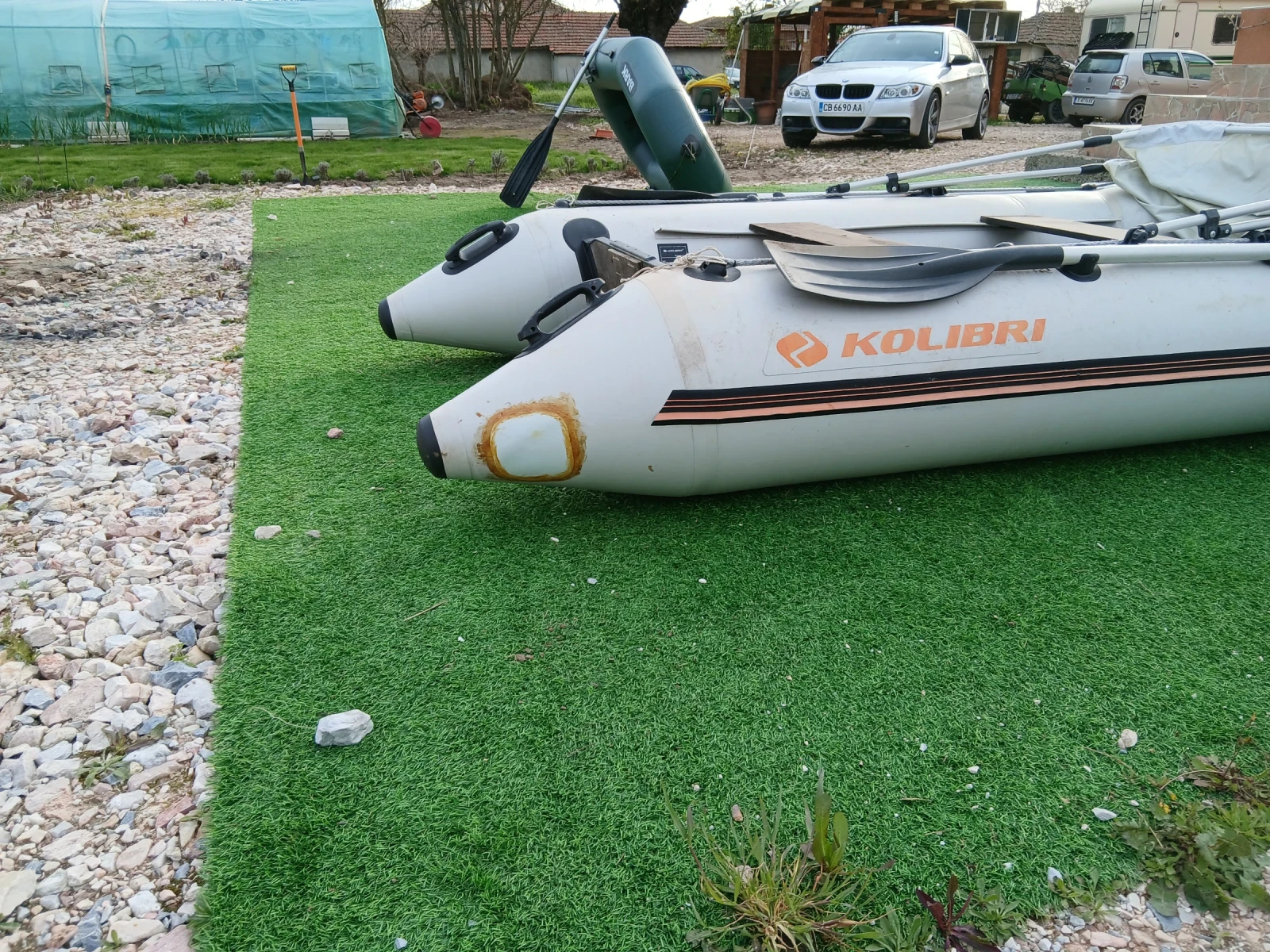 Надуваема лодка Собствено производство Kolibri, снимка 2 - Воден транспорт - 54182010