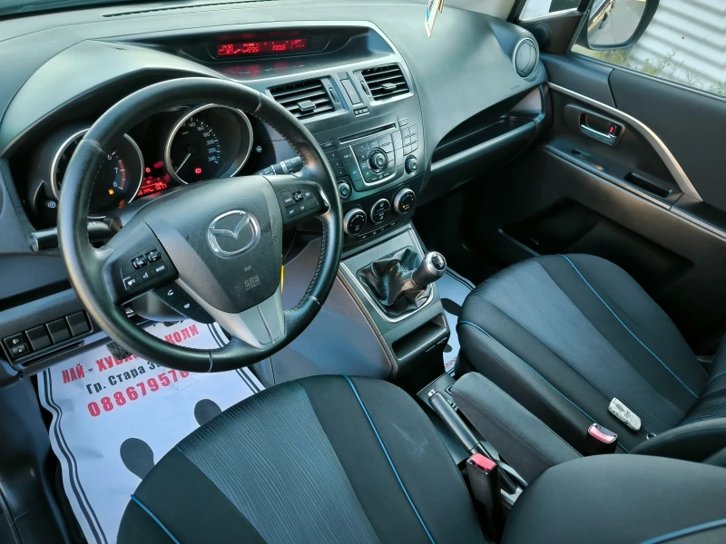 Mazda 5 1, 8i-116k.c.7места, 6скор.КЛИМАТРОНИК, ЕВРО  5В!, снимка 9 - Автомобили и джипове - 52809103