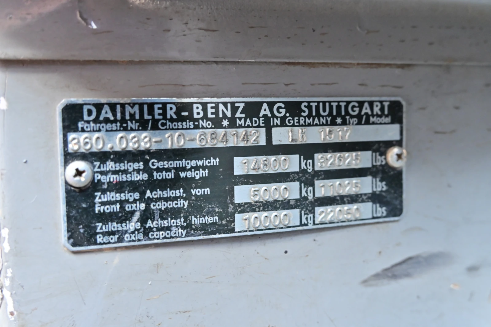 Mercedes-Benz 1517 Колекционерски, снимка 17 - Камиони - 55321389
