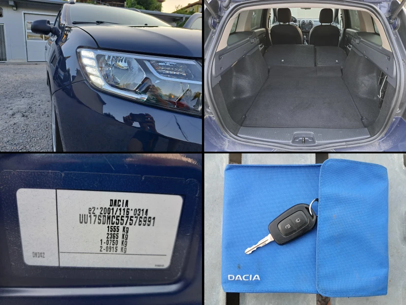 Dacia Logan MCV* 1.0SCe* FACE* КЛИМА* EURO6* ГЕРМАНИЯ, снимка 15 - Автомобили и джипове - 50766438
