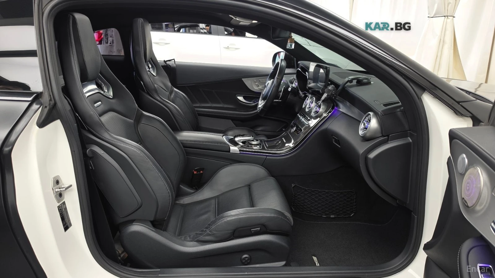 Mercedes-Benz C 63 AMG COUPE* BURMESTER* 360КАМЕРА* ПОДГРЕВ, снимка 11 - Автомобили и джипове - 56227991