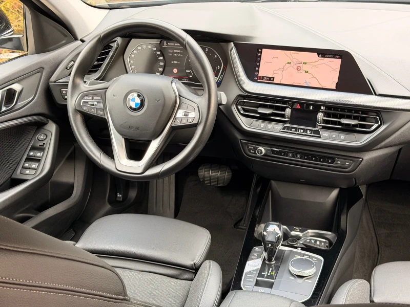BMW 116 SPORT-LINE-КОЖА-РЕКАТО-НАВИ-LED-УНИКАЛНА-КАТО НОВА, снимка 13 - Автомобили и джипове - 53102033