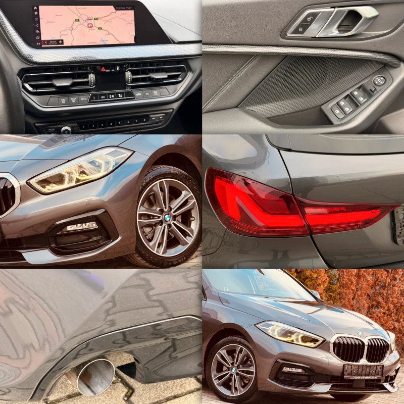 BMW 116 SPORT-LINE-КОЖА-РЕКАТО-НАВИ-LED-УНИКАЛНА-КАТО НОВА, снимка 17 - Автомобили и джипове - 53102033