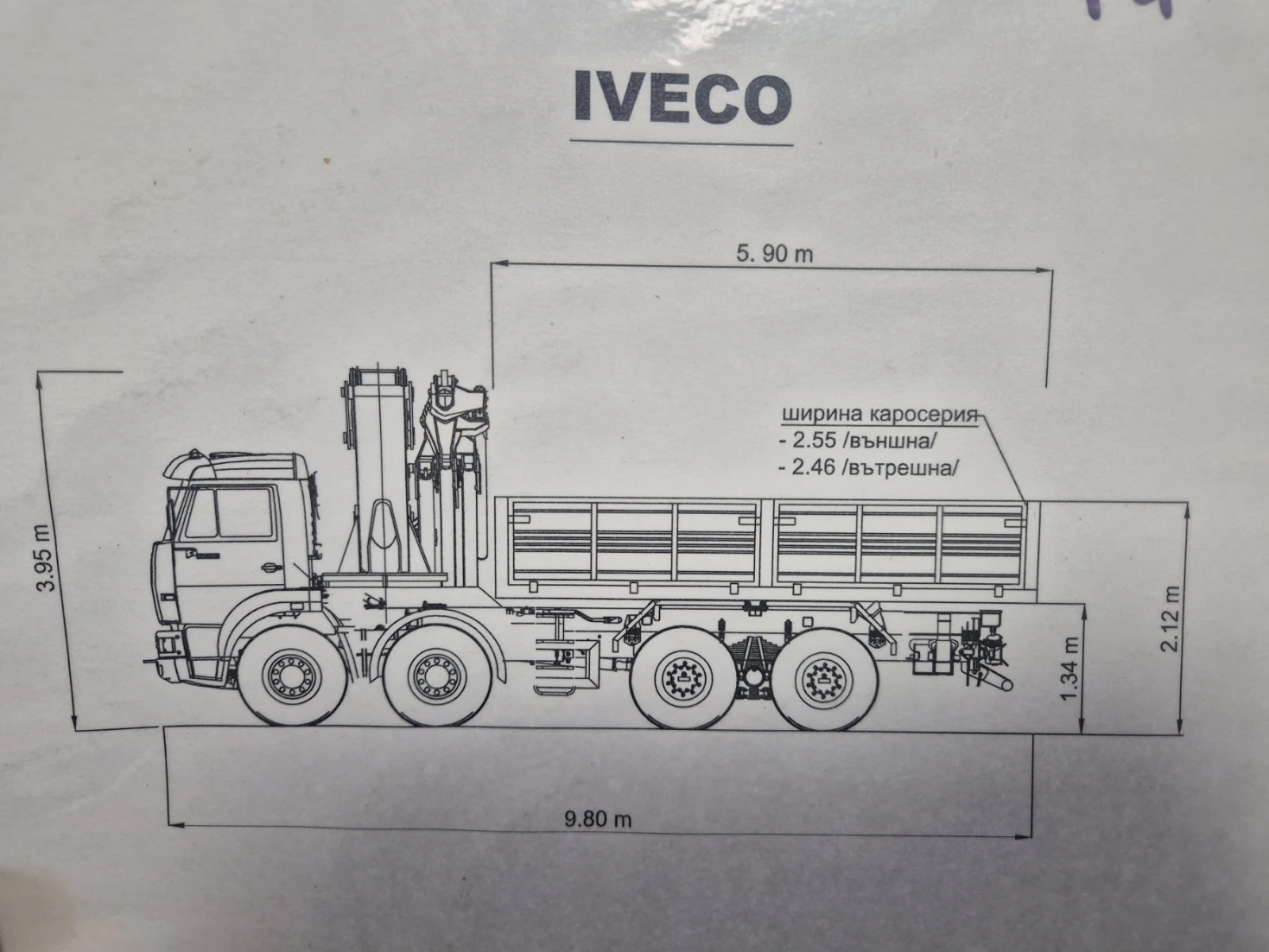 Iveco Cursor PALFINGER PK 54000 E + fly jib PJ 115 v2 | Mobile.bg � ����������� 13
