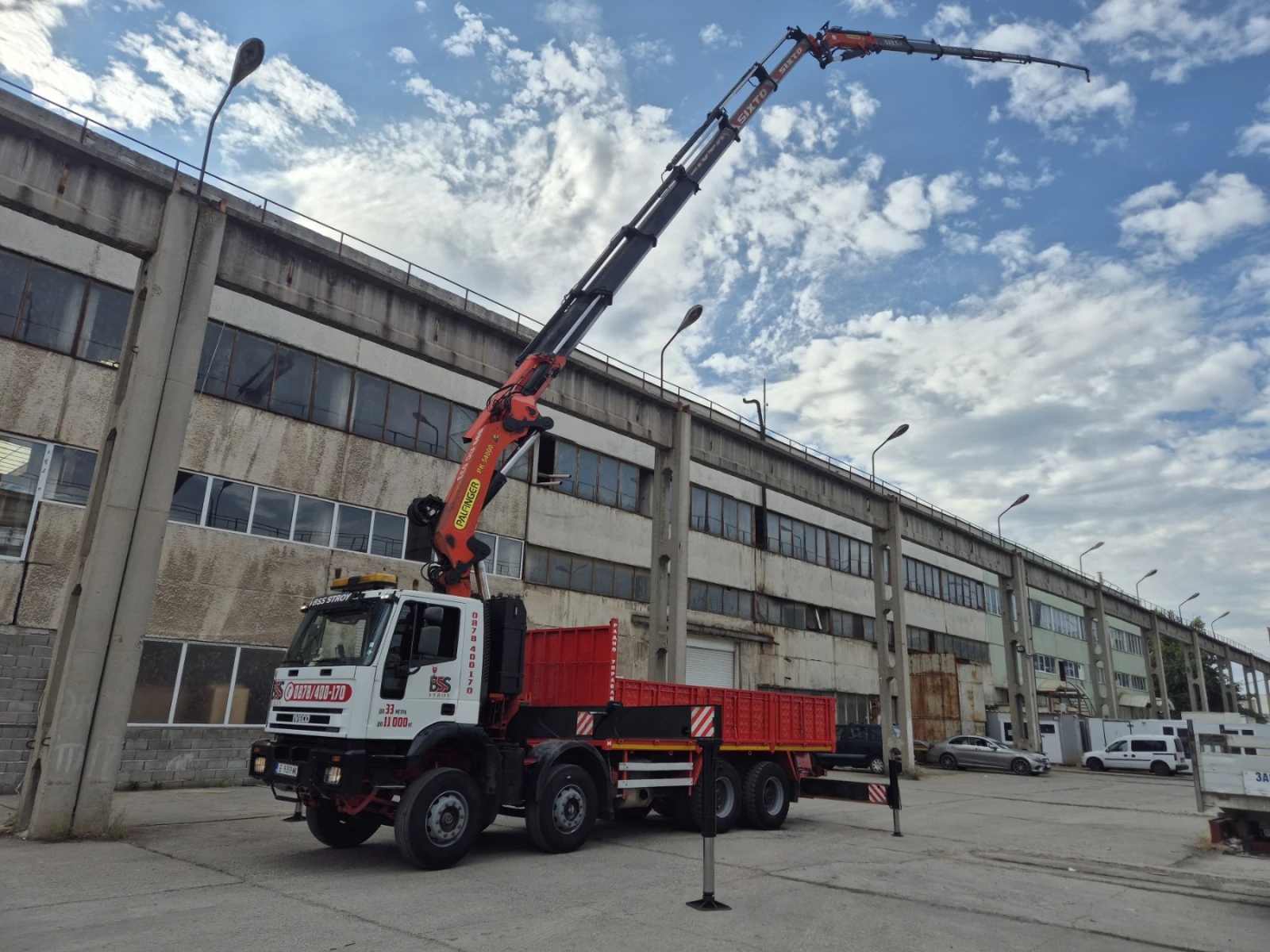 Iveco Cursor PALFINGER PK 54000 E + fly jib PJ 115 v2