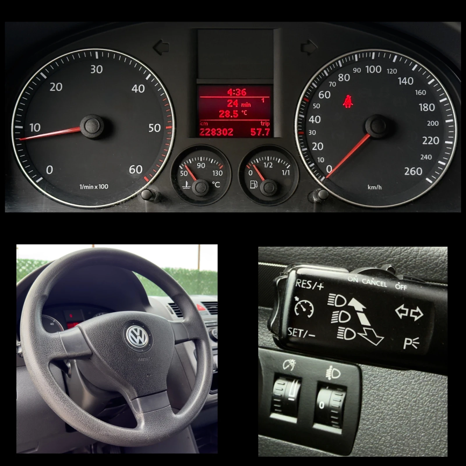 VW Touran 1.9TDi 90hp  * XENON* FACELIFT* , снимка 15 - Автомобили и джипове - 51394812