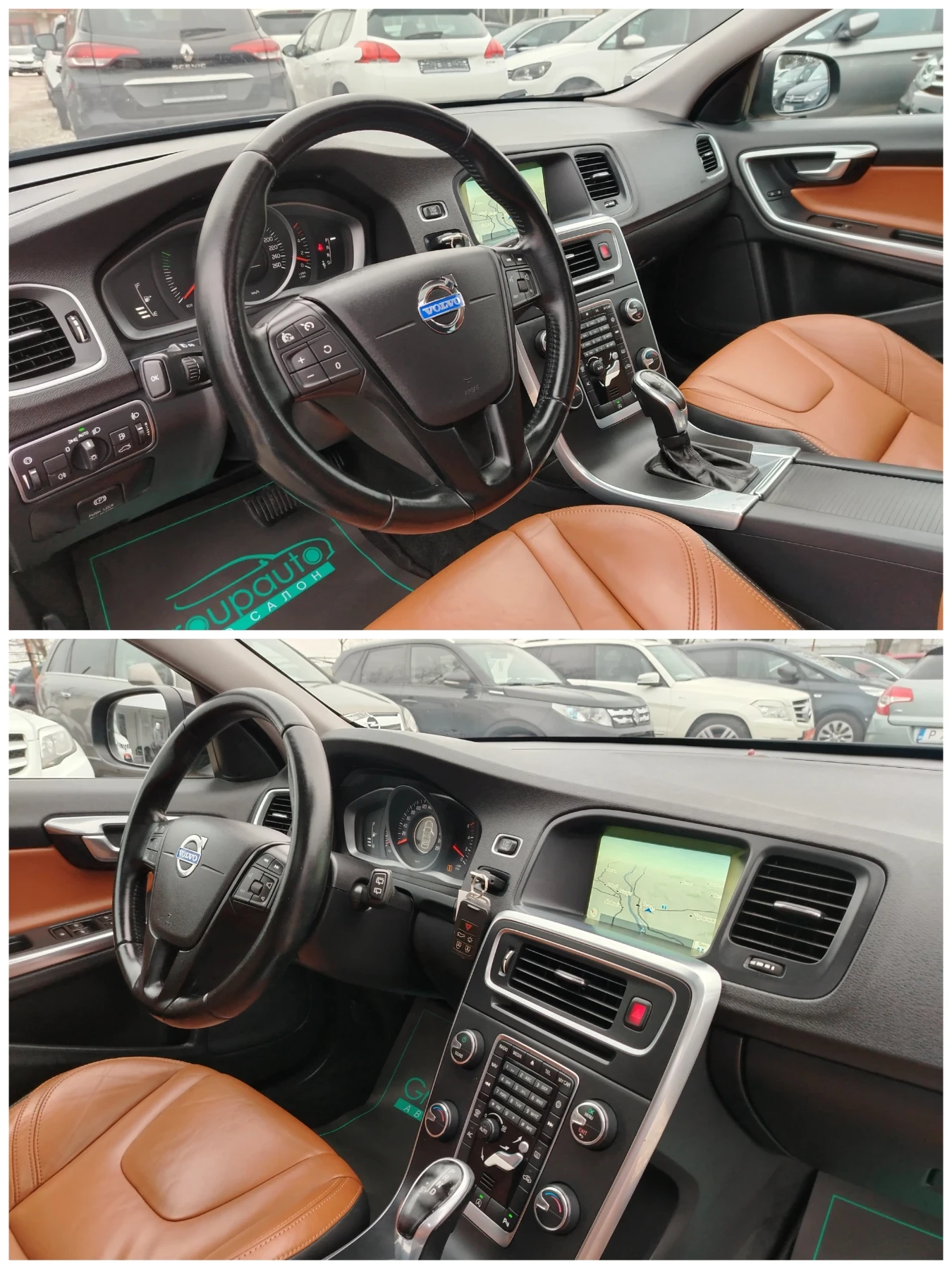 Volvo V60 1.6D-115к.с/АВТОМАТИК/НАВИГАЦИЯ/КОЖА/ПАРКТРОНИК!!! - изображение 9