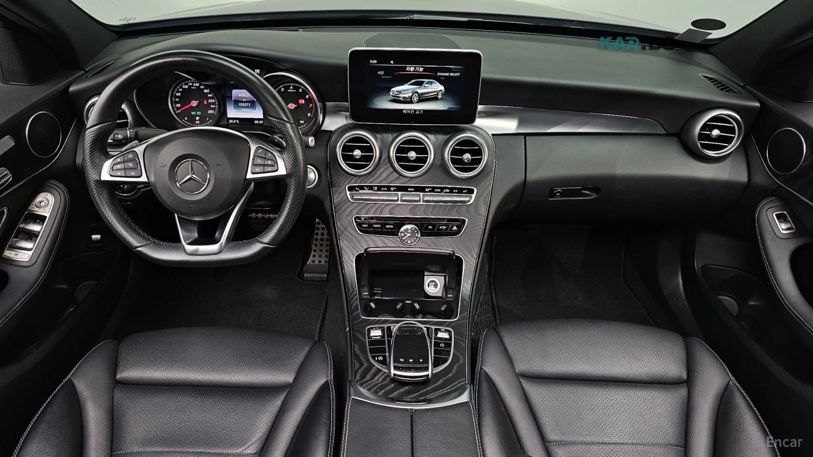 Mercedes-Benz C 200 * AMG* КОЖА* ПОДГРЕВ* ШИБИДАХ* КАМЕРА* HEAD-UP* , снимка 7 - Автомобили и джипове - 54959203