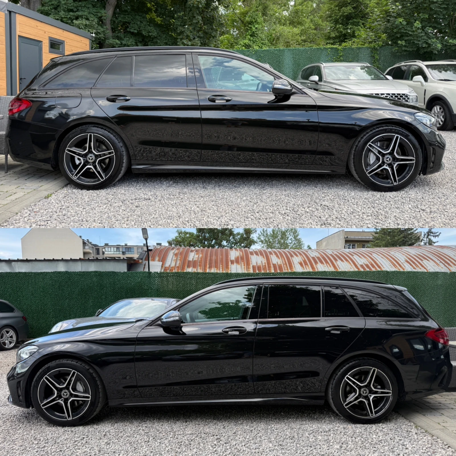 Mercedes-Benz C 220 CDI/AMG/4matic/Facelift/194hp/Панорама/Обдухване, снимка 4 - Автомобили и джипове - 55422789