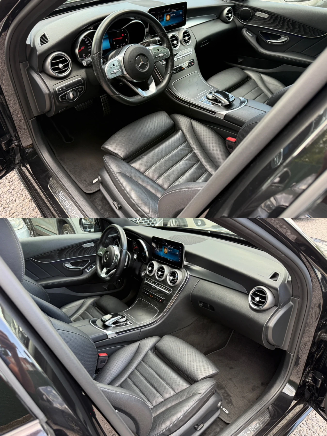 Mercedes-Benz C 220 CDI/AMG/4matic/Facelift/194hp/Панорама/Обдухване, снимка 8 - Автомобили и джипове - 55422789
