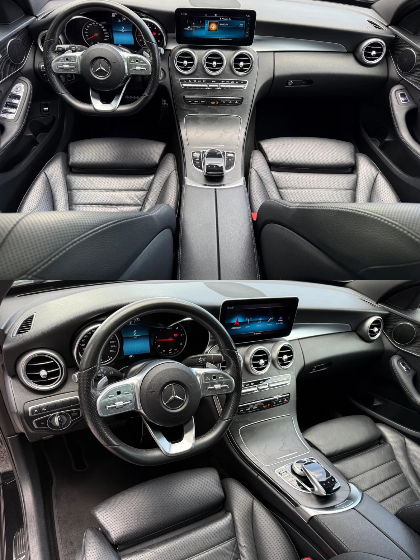 Mercedes-Benz C 220 CDI/AMG/4matic/Facelift/194hp/Панорама/Обдухване, снимка 7 - Автомобили и джипове - 55422789