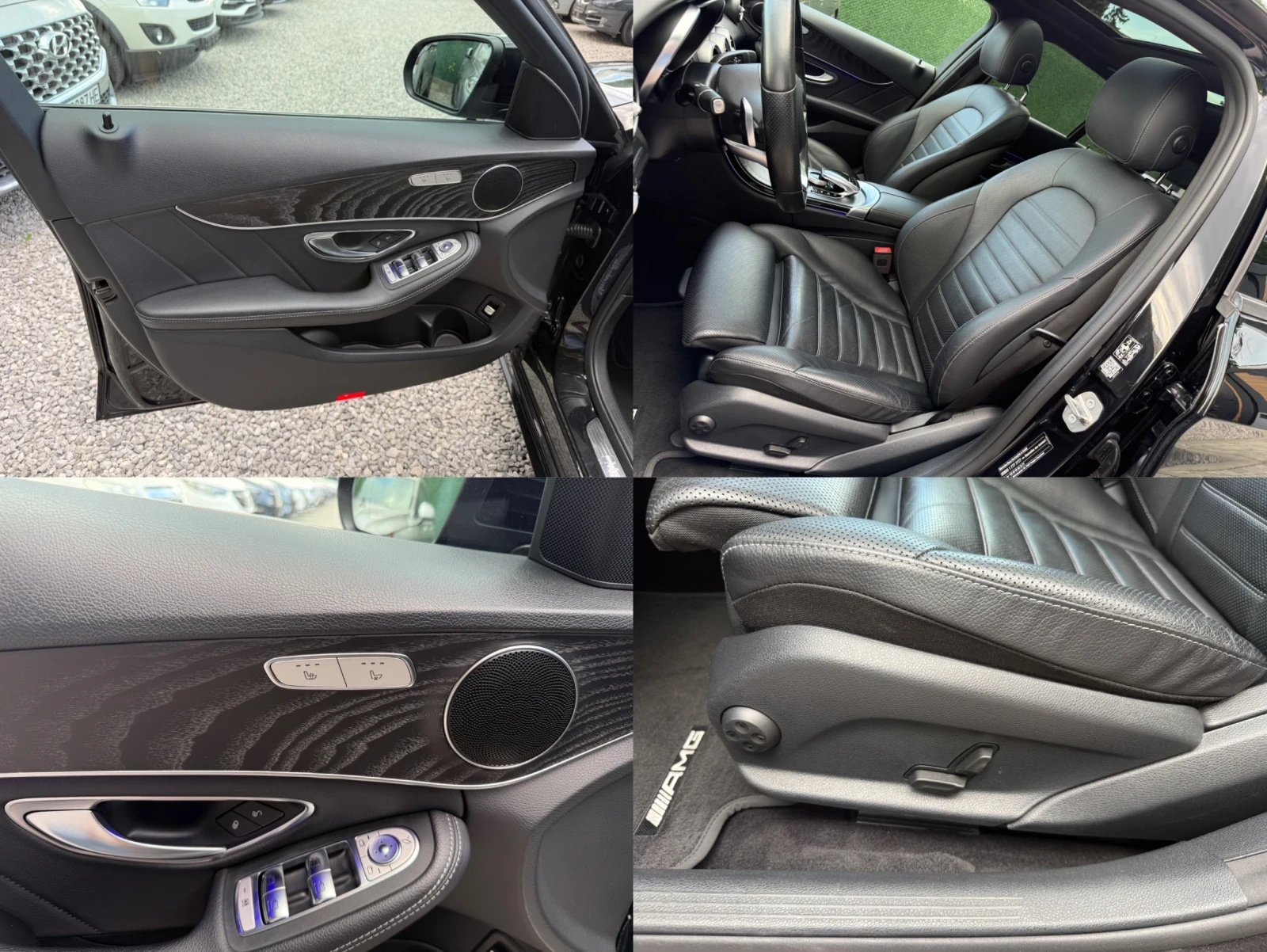 Mercedes-Benz C 220 CDI/AMG/4matic/Facelift/194hp/Панорама/Обдухване, снимка 12 - Автомобили и джипове - 55422789