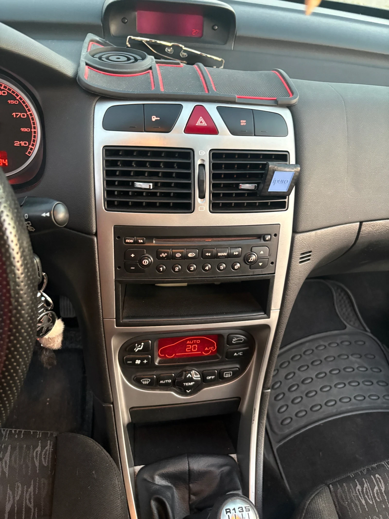 Peugeot 307 Peugeot 307 2.0 HDi 136 к.с., снимка 8 - Автомобили и джипове - 55645879