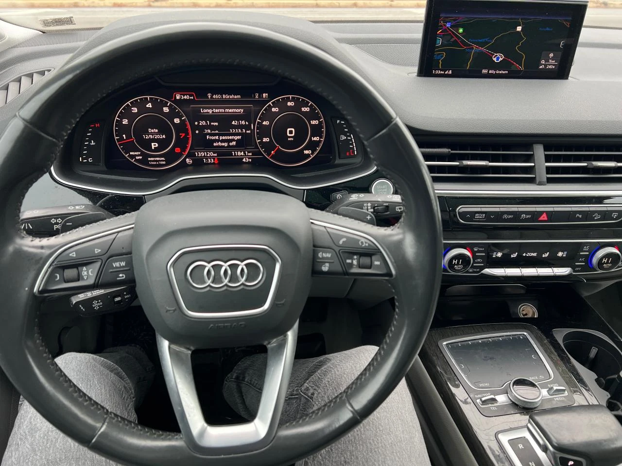 Audi Q7 DIGITAL/PANORAMA/KEYLESS/LANE ASSIST/ПОДГРЕВ/7МЕСТ - изображение 7