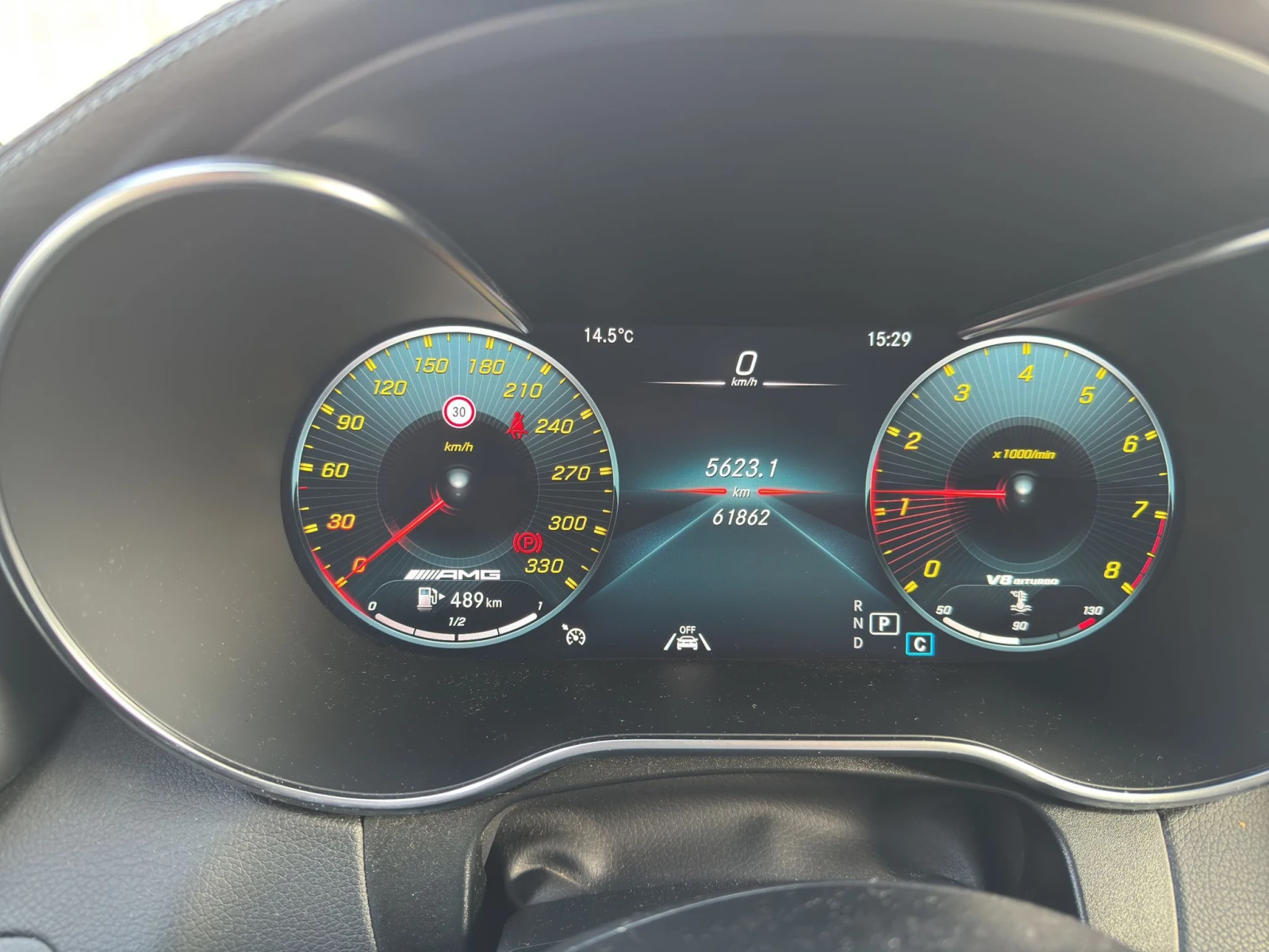 Mercedes-Benz GLC 63 AMG S PERF/4M/510HP/PANO/CERAMIC/360/NAVI/190h | Mobile.bg � ����������� 16