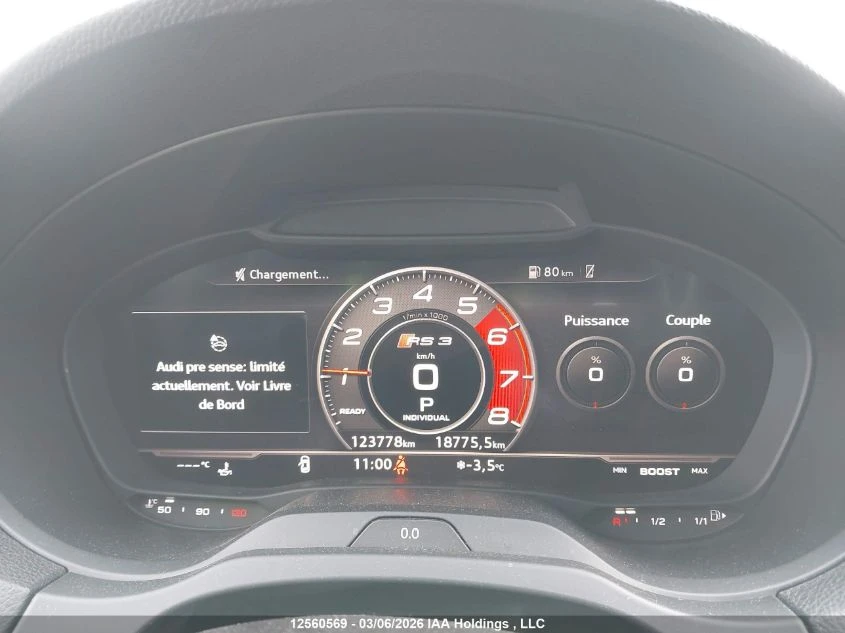 Audi Rs3 DAZA* ПОДГРЕВ* KEYLESS* 360, снимка 11 - Автомобили и джипове - 53849371