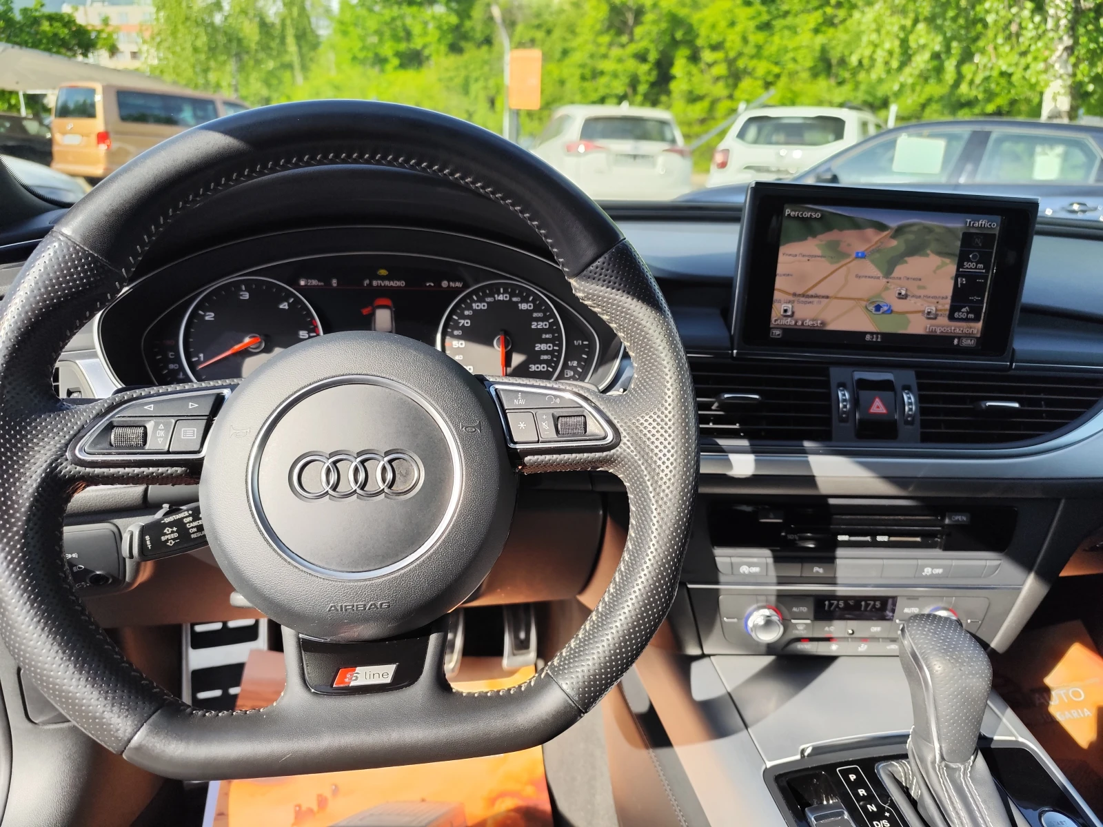 Audi A6 3.0TDi* S-LINE* 4X4* LED/MATRIX* NAVI* KAMEPA* , снимка 8 - Автомобили и джипове - 54560187