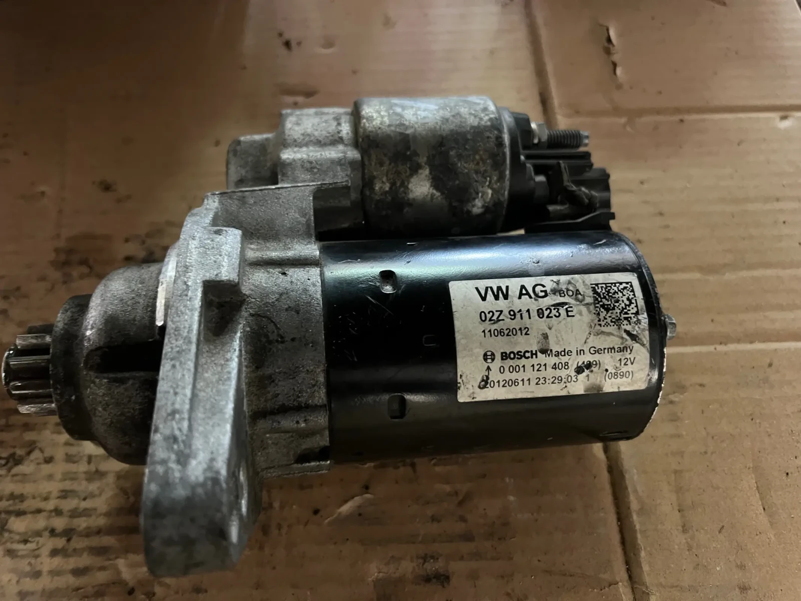 02Z911023E 0001121408  VW SKODA SEAT AUDI 02Z 911 023 E BOSCH 0 001 121 408 | Mobile.bg   1