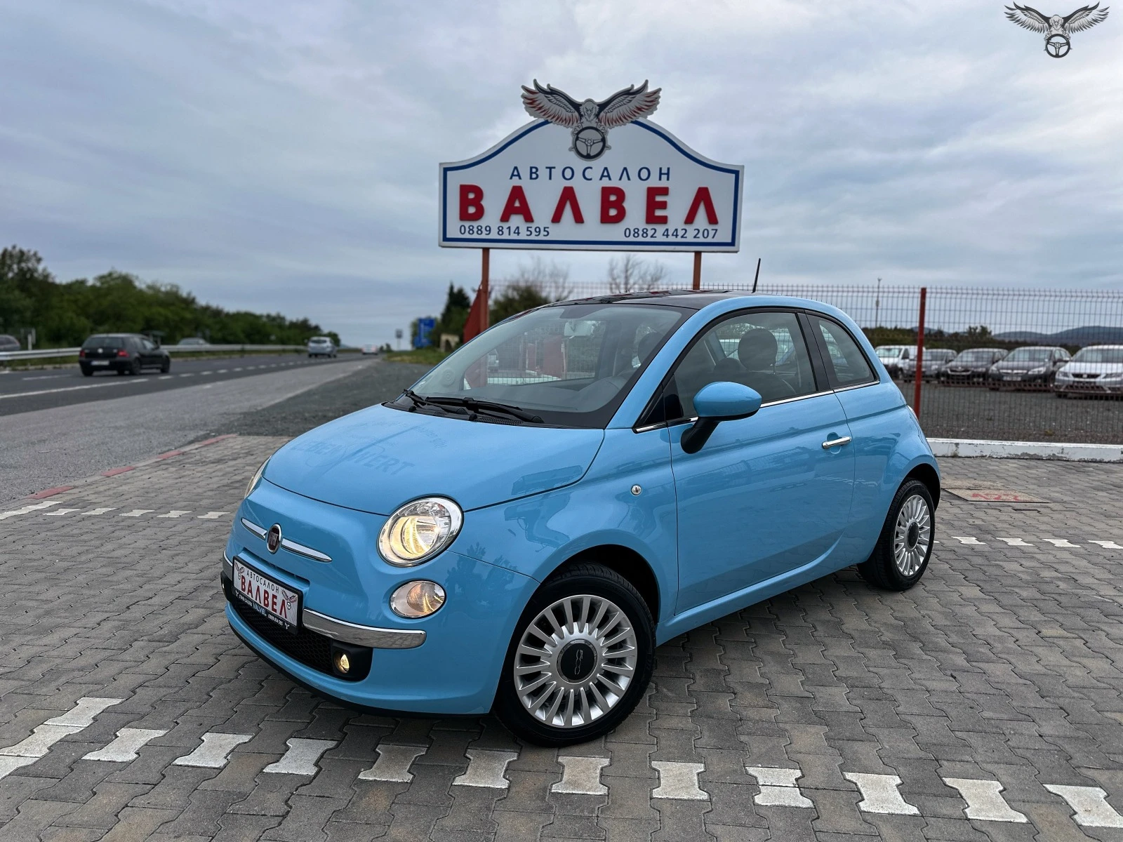 Fiat 500 * 69HP* FACELIFT* PANO* EURO6* , снимка 1