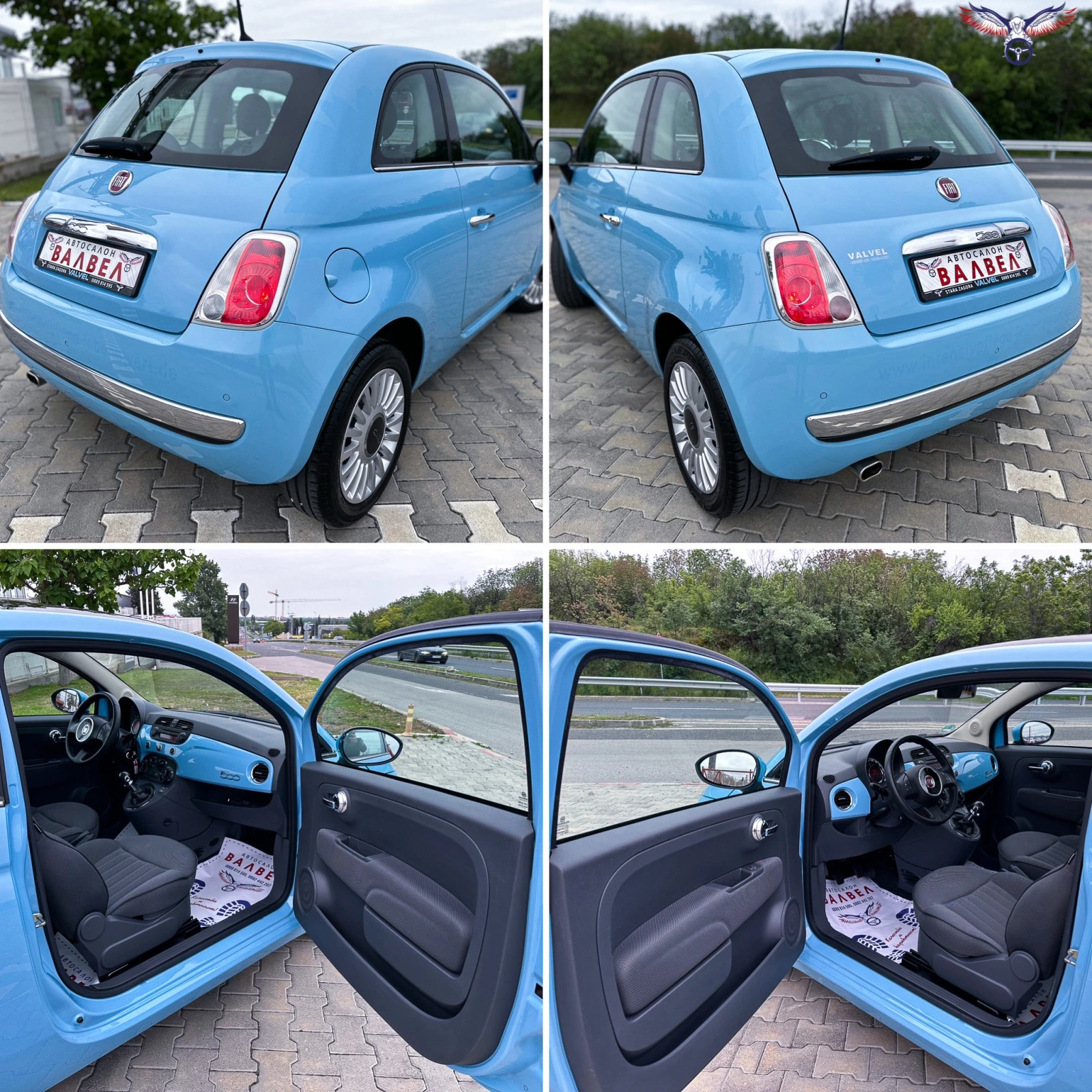 Fiat 500 * 1.25i* 69HP* PANO* EURO6*  - изображение 8