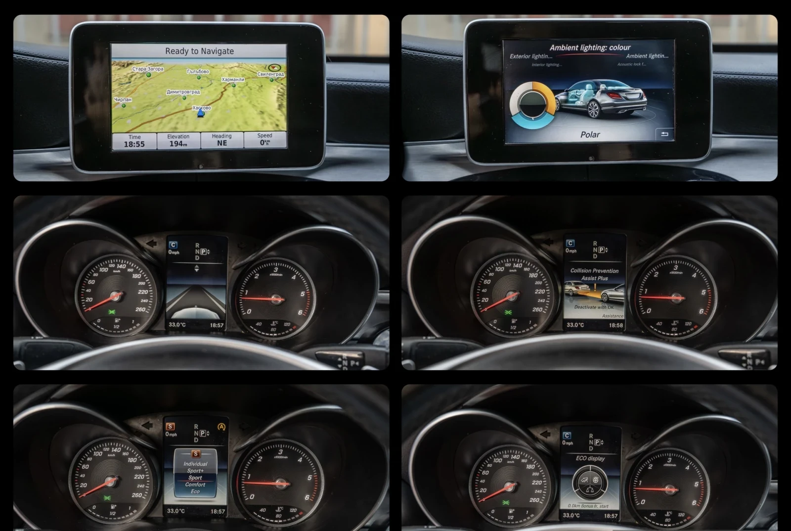 Mercedes-Benz C 220 BlueTEC-AMG LINE-AGILITY-LINE ASSIST-FULL LED-TOP, снимка 11 - Автомобили и джипове - 55230859