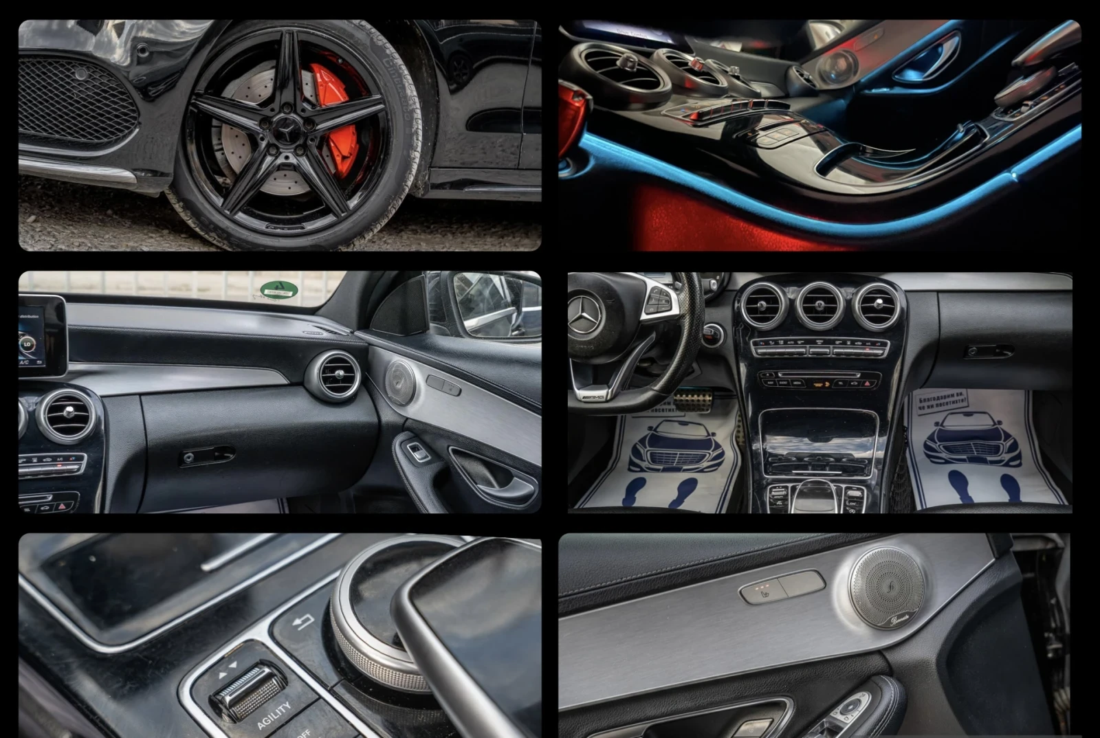 Mercedes-Benz C 220 BlueTEC-AMG LINE-AGILITY-LINE ASSIST-FULL LED-TOP, снимка 9 - Автомобили и джипове - 55230859