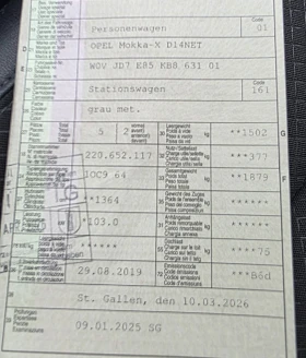 Opel Mokka 1.4i Turbo 4WD Швейцария Led 4х4, снимка 13