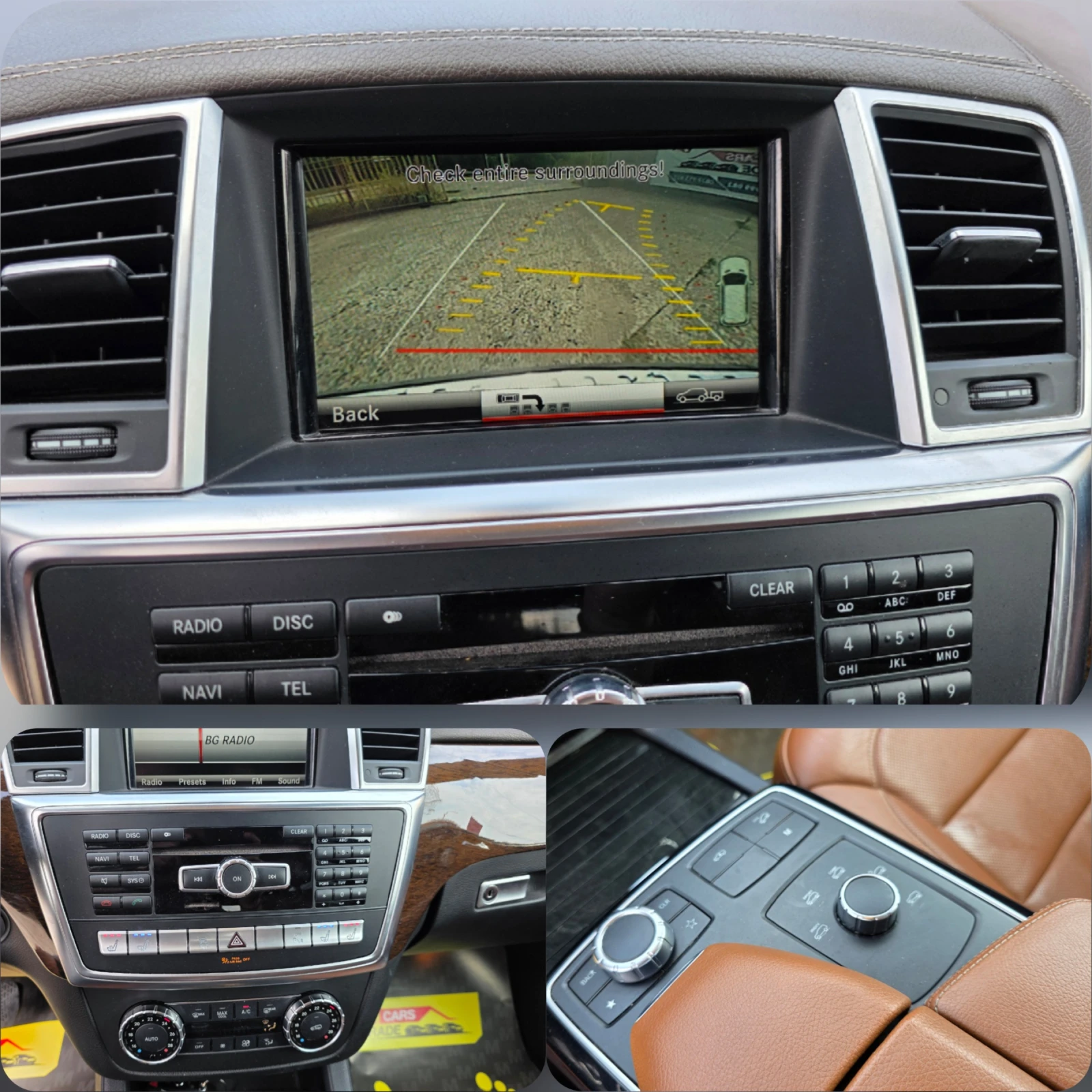 Mercedes-Benz GL 450 4MATIC/CARPLAY/7 МЕСТА/ПОДГРЕВ+ ОБДУХВА/HARMON KAR, снимка 10 - Автомобили и джипове - 55830414