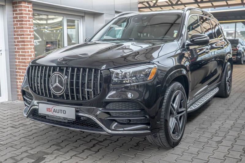 Mercedes-Benz GLS 450 4Matic/Burmester/Обдухване/AMG/Ambient/Камера 360, снимка 3 - Автомобили и джипове - 52711101