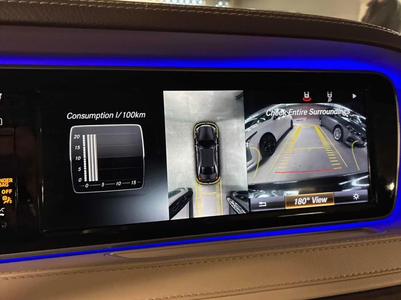 Mercedes-Benz S 550 AMG пакет* Distronic* Обдух* Burmester* 360* , снимка 9 - Автомобили и джипове - 53200867