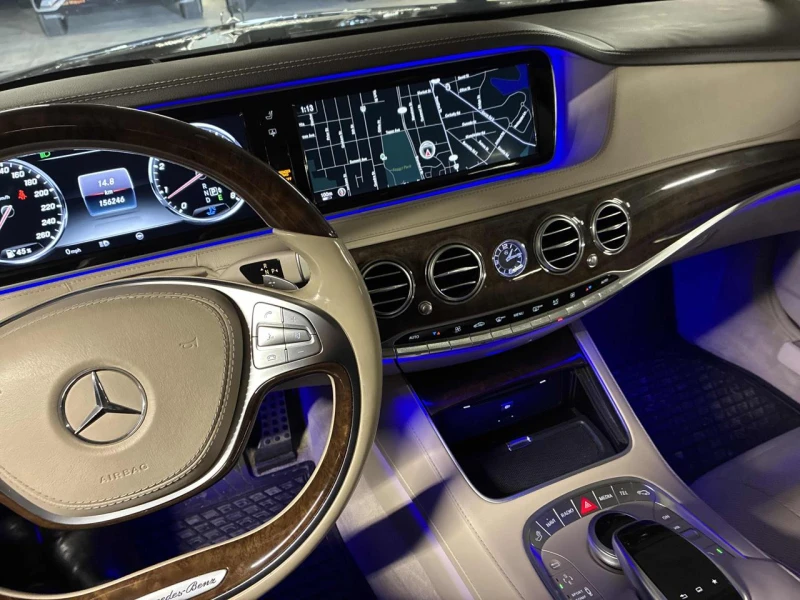 Mercedes-Benz S 550 AMG пакет* Distronic* Обдух* Burmester* 360* , снимка 8 - Автомобили и джипове - 53200867