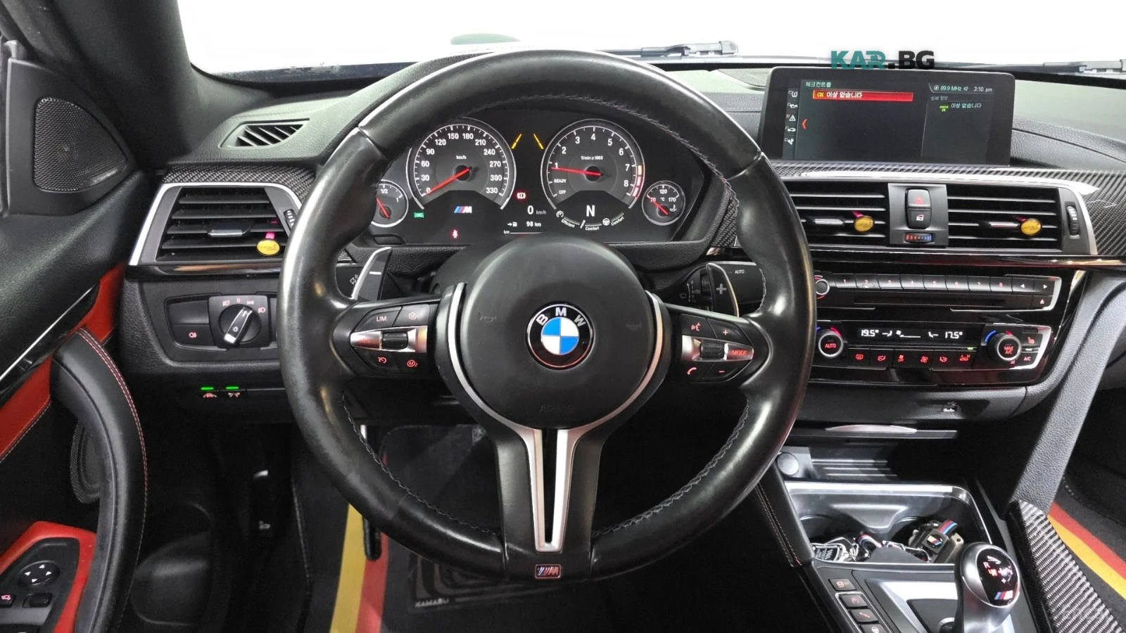 BMW M4 COMPETITION* HUD* 360* КОЖА* НАВИ, снимка 12 - Автомобили и джипове - 55932209
