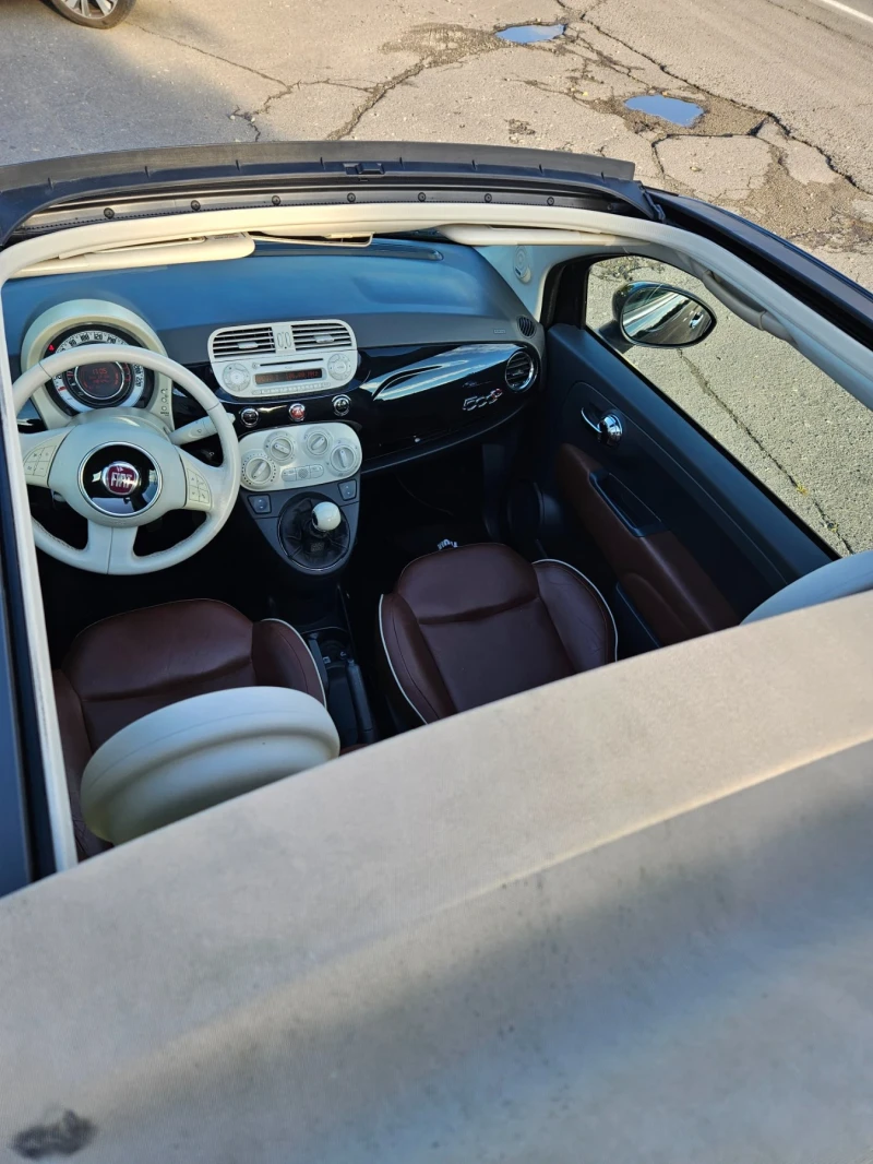 Fiat 500 1.4 кабрио Швейцария , снимка 13 - Автомобили и джипове - 46948354