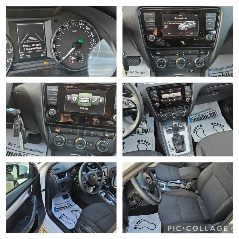 Skoda Octavia 2.0TDi-150kс* 2015г* ЕВРО6* LED* AВТОМАТИК* НАВИ* , снимка 15 - Автомобили и джипове - 48067426