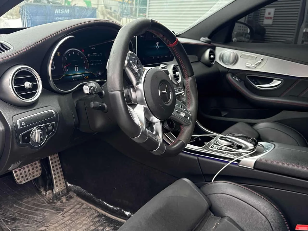 Mercedes-Benz C 43 AMG 4MATIC* DISTRONIC* BURMESTER* 360* КЛИП, снимка 5 - Автомобили и джипове - 53967627