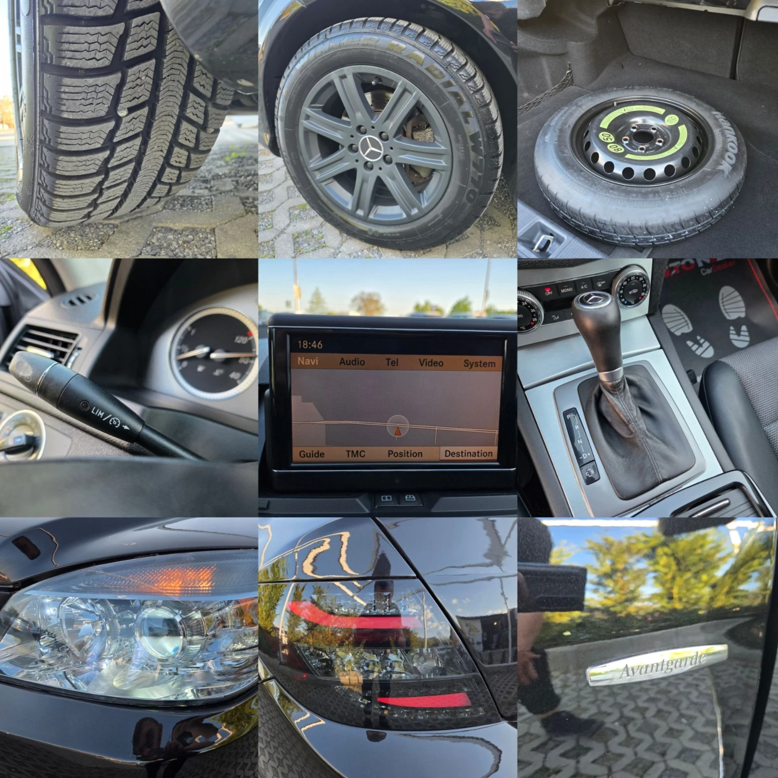 Mercedes-Benz C 200 KOMPRESSOR-156кс= АВТОМАТ= ГАЗ= НАВИ= AVANTGARDE, снимка 17 - Автомобили и джипове - 54634923