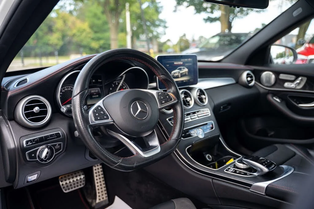 Mercedes-Benz C 450 AMG Burmester * Head-Up * АвтоКредит (ЦЕНА ДО БГ), снимка 10 - Автомобили и джипове - 56187042