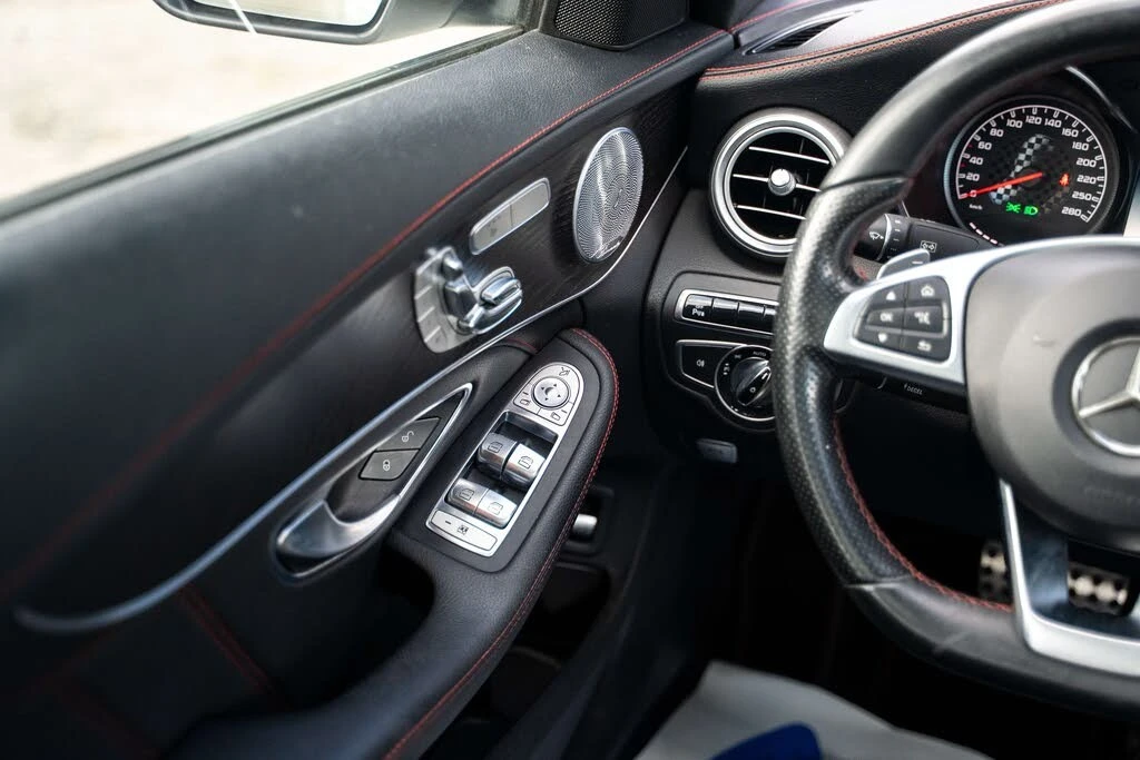 Mercedes-Benz C 450 AMG Burmester * Head-Up * АвтоКредит (ЦЕНА ДО БГ), снимка 17 - Автомобили и джипове - 56187042