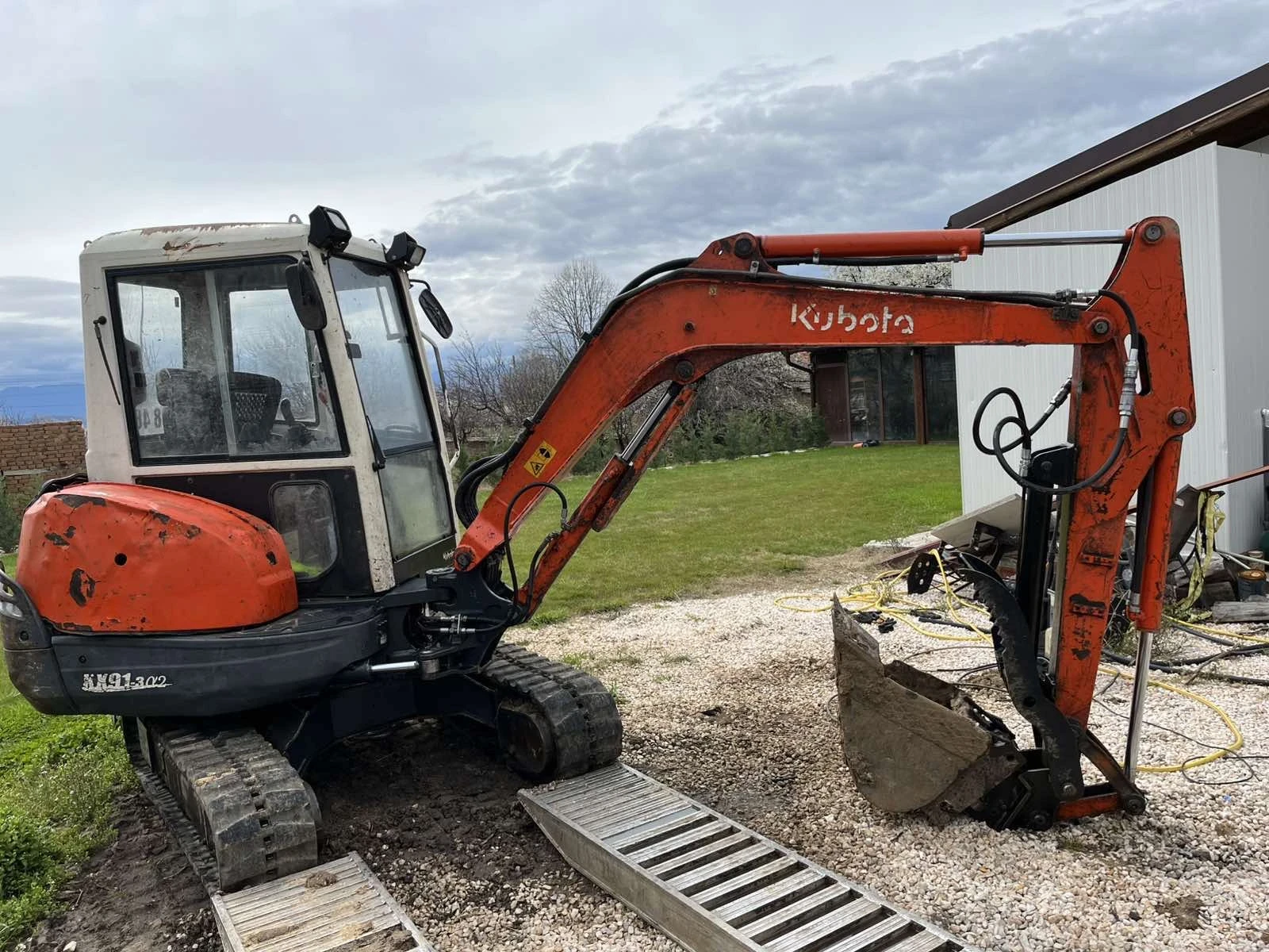 Багер Kubota 91-2, снимка 7 - Индустриална техника - 54014562